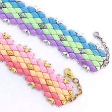 Free pattern GemDuo Beads - Bracelet Bondeli